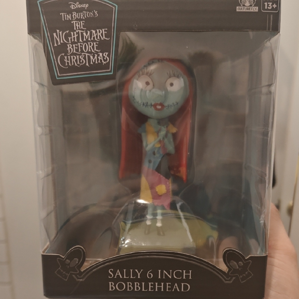 Disney Sally Bobblehead with Red and Blue Outfit